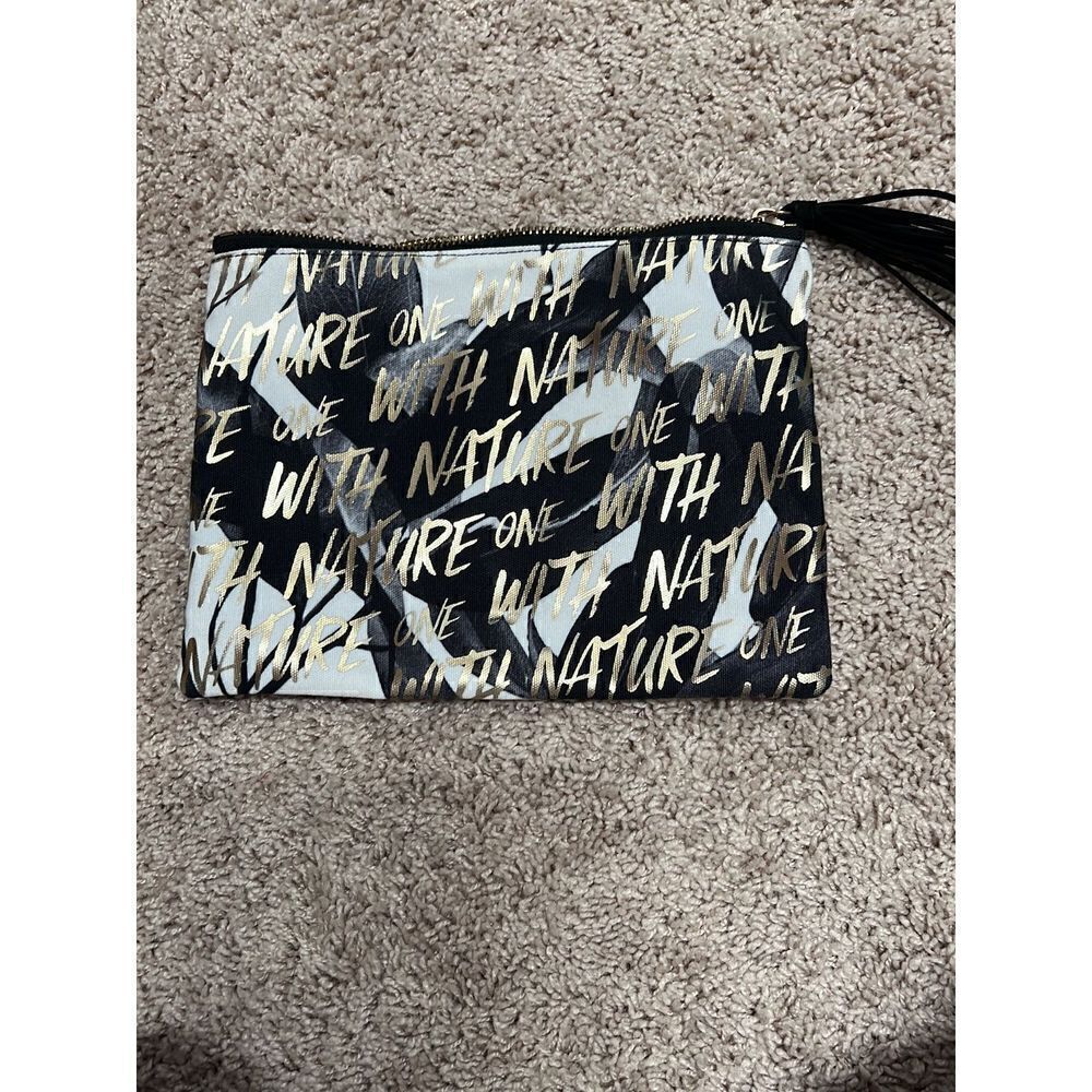 Saje Natural wellness clutch makeup cosmetic pouch bag